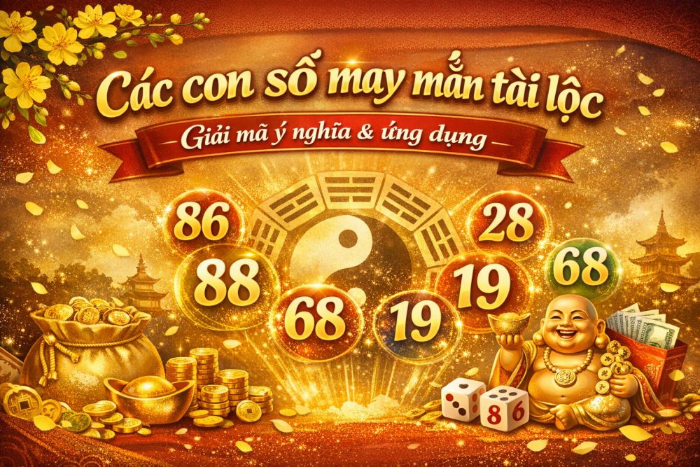 Các con số may mắn tài lộc