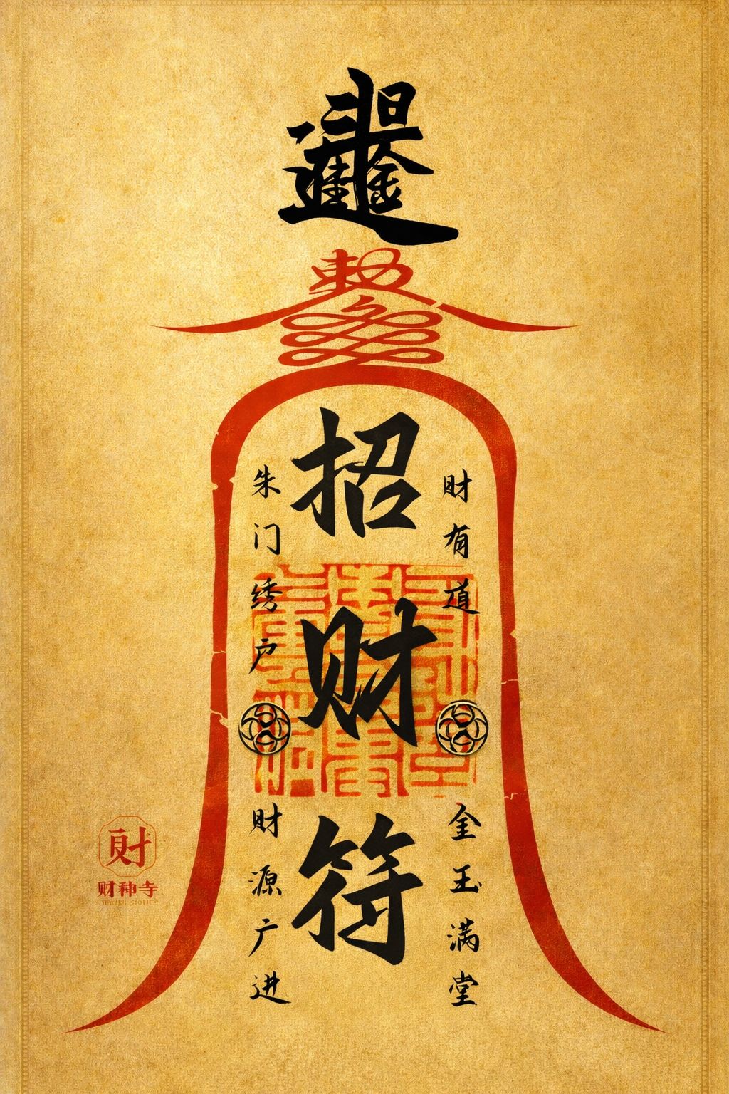 Lá bùa chiêu tài, hút Lộc mẫu 3