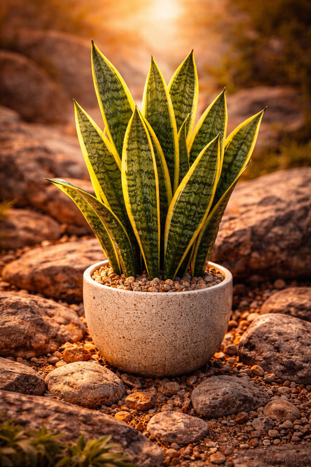 Hình nền cây lưỡi hổ mang năng lượng trấn giữ, bảo vệ