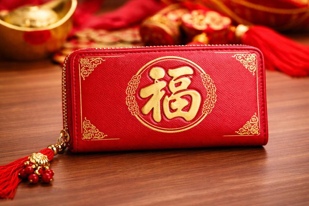 Ví có chữ Phúc được coi là ví may mắn yêu thích