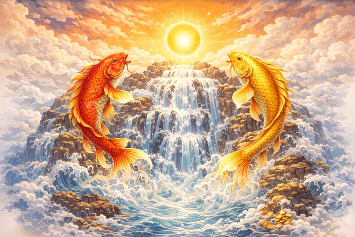 Cá chép được coi là biểu tượng may mắn