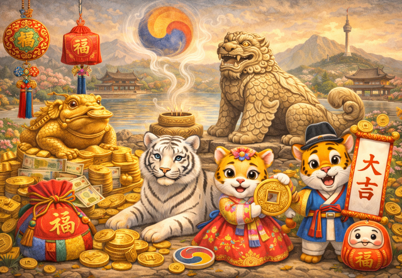 biểu tượng may mắn của hàn quốc